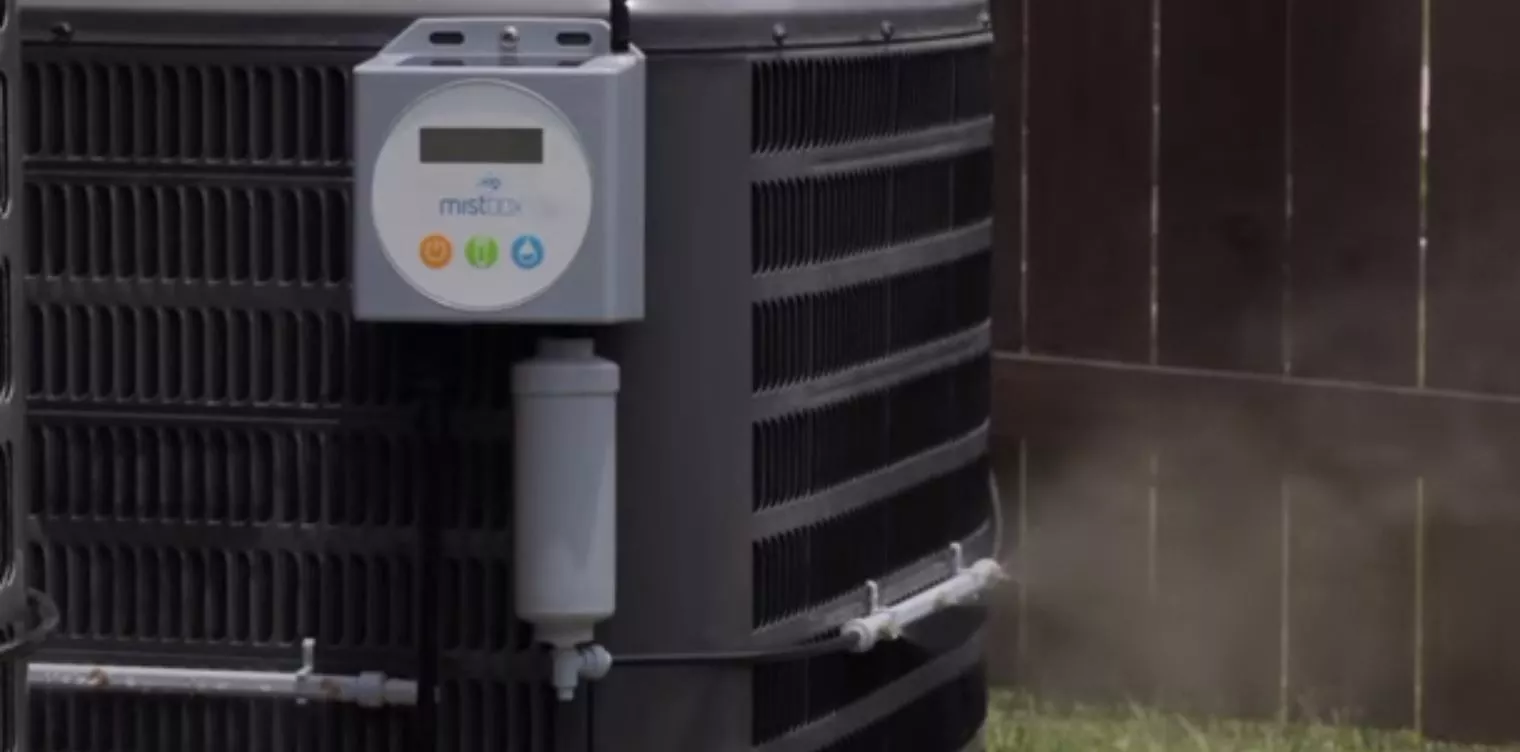 The Mistbox control unit is designed to be easy to install on existing air conditioners