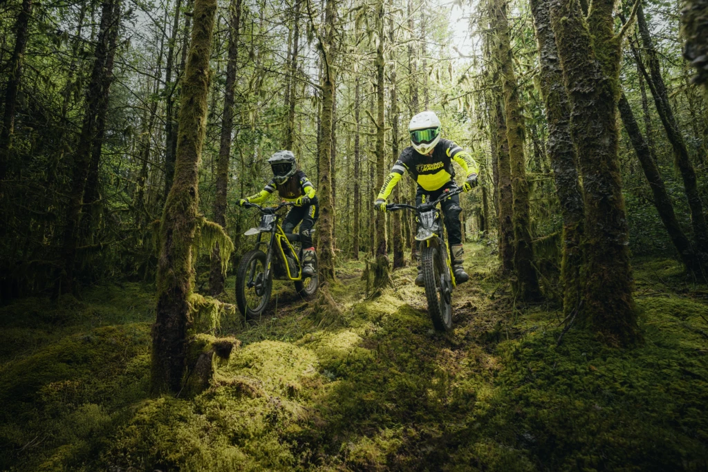 The range-topping TXP-24 is specifically designed for kids above ten years old, with Triumph not having exactly put an age bar on it; but one does have to be lighter than 98 lb (90 kg) to be able to ride it