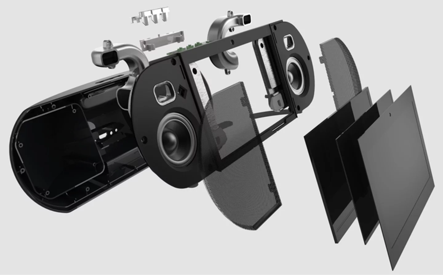 The Zettaly Avy in exploded view