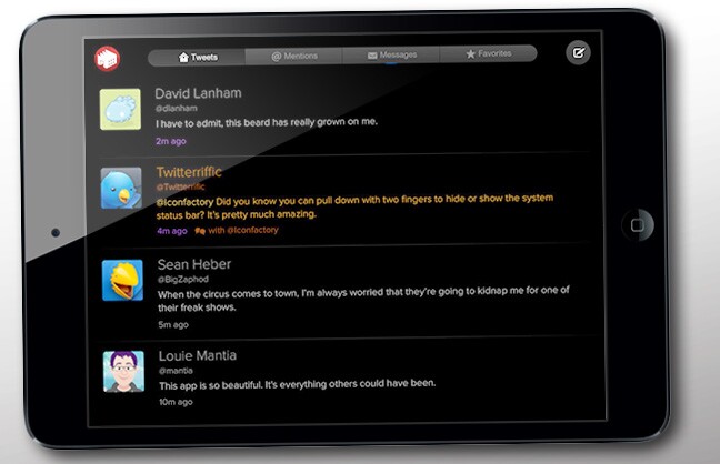 ... ditto for the redesigned Twitterrific