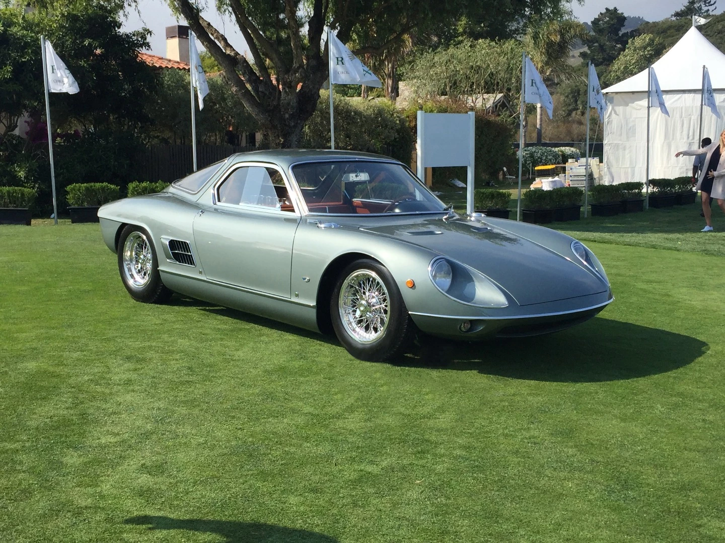 The winning 1964 ATS 2500 GTS Coupe by Allemano from the 2017 Quail Motorsports Gathering