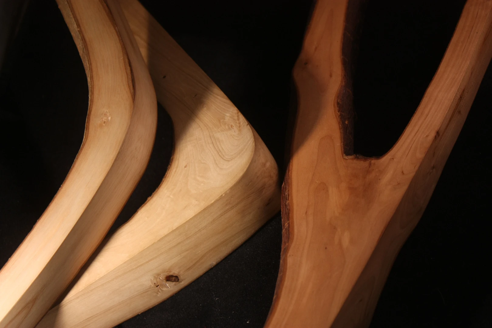 Many types of wood are planned to be used in future pieces