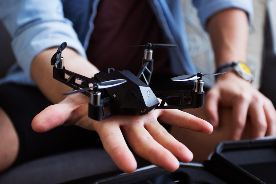 The Kudrone can reportedly be set to a Follow mode, in which it flies along with the user by tracking the GPS coordinates of their phone