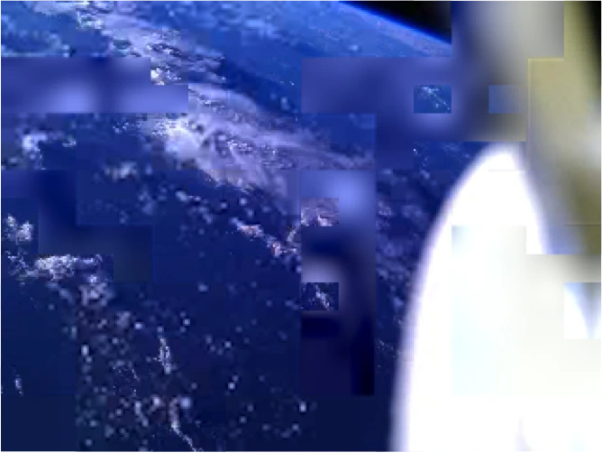 Image taken by the PhoneSat-1 (Bell) nanosatellite and reconstructed by the Ames Phonesat Team (Image: NASA Ames)