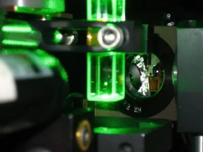 Raizan and team used optical tweezers to suspend the bead and observe Brownian motion for the first timeCredit: