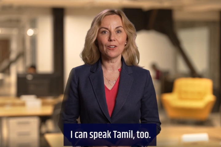 Language is no longer a consideration; both the news anchors and even interview subjects or action footage are insta-translated, complete with appropriate lip movements and retaining vocal character