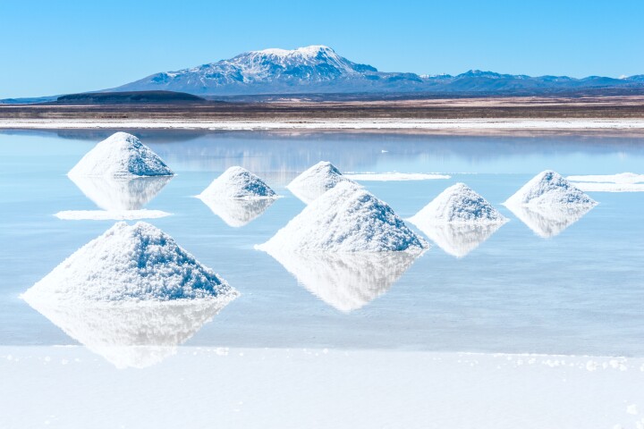 The Uyuni Salt Lake in Bolivia holds an estimated 5.4 million tonnes of lithium