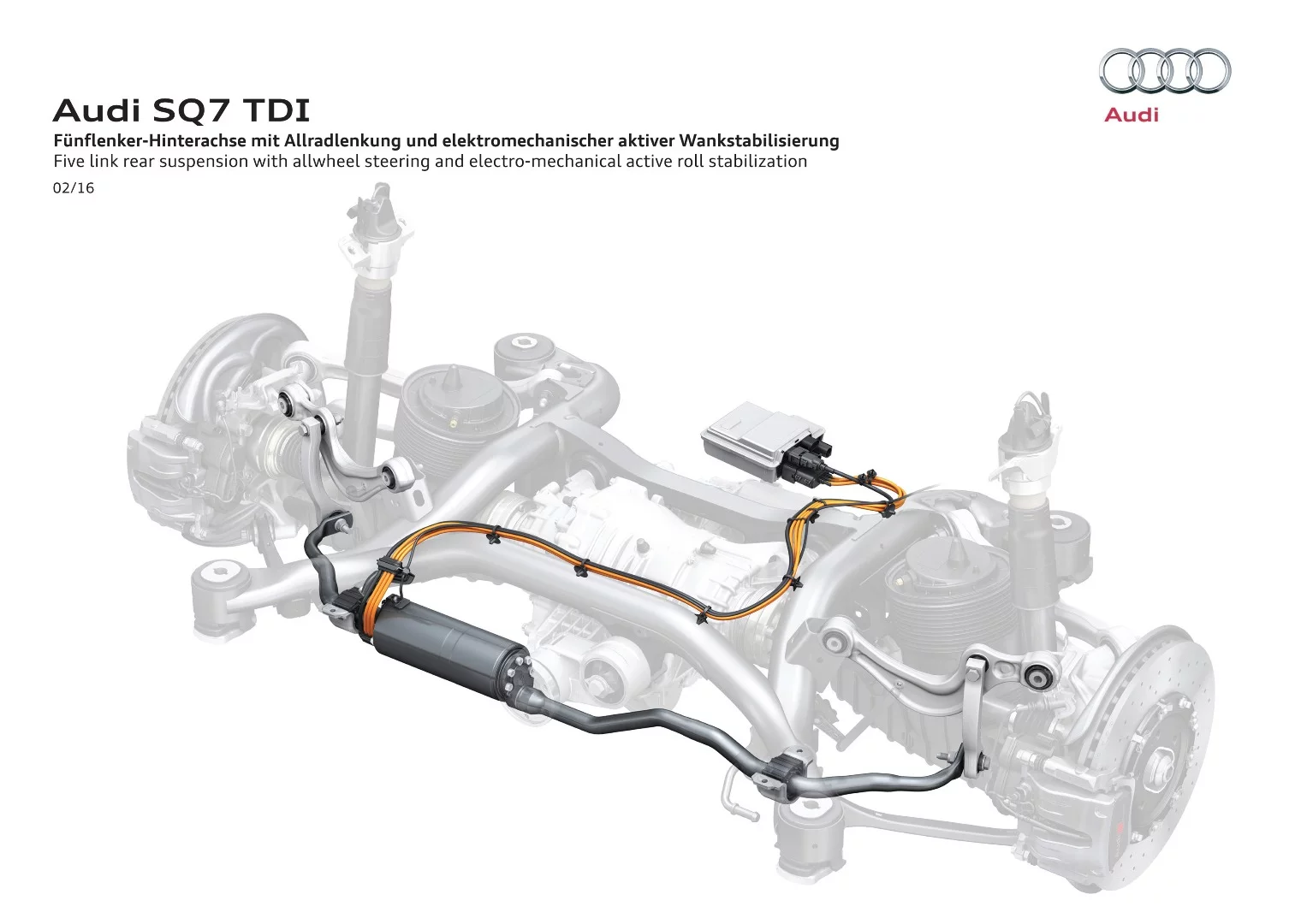 The car's active anti-rollbars mean it should offer a comfortable ride on rough roads, but also be able to handle itself in the bends