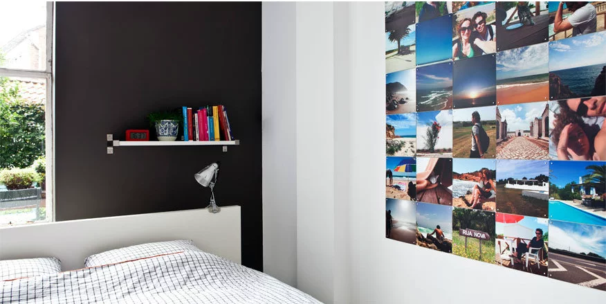 An ixxi print showing many different photos joined together