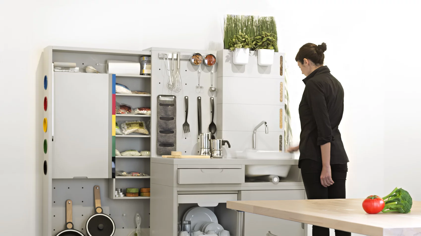 The Ikea Concept Kitchen 2025 has a waste water management system
