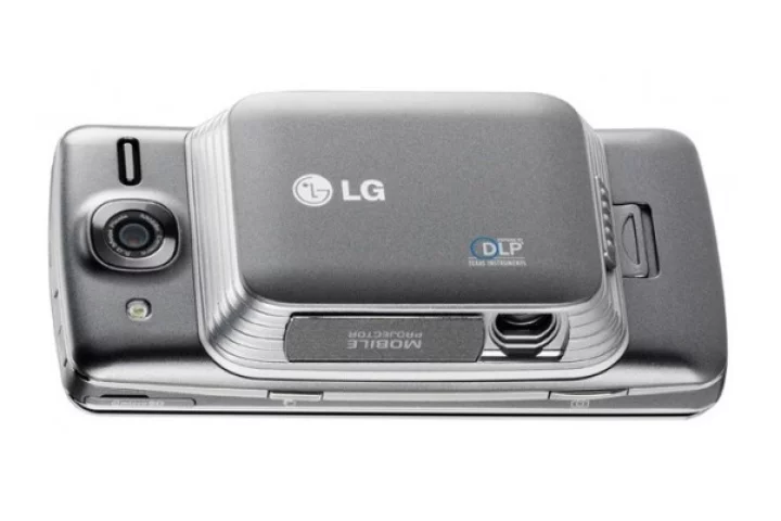 The LG eXpo is the first device in North America with an optical integrated pico projector