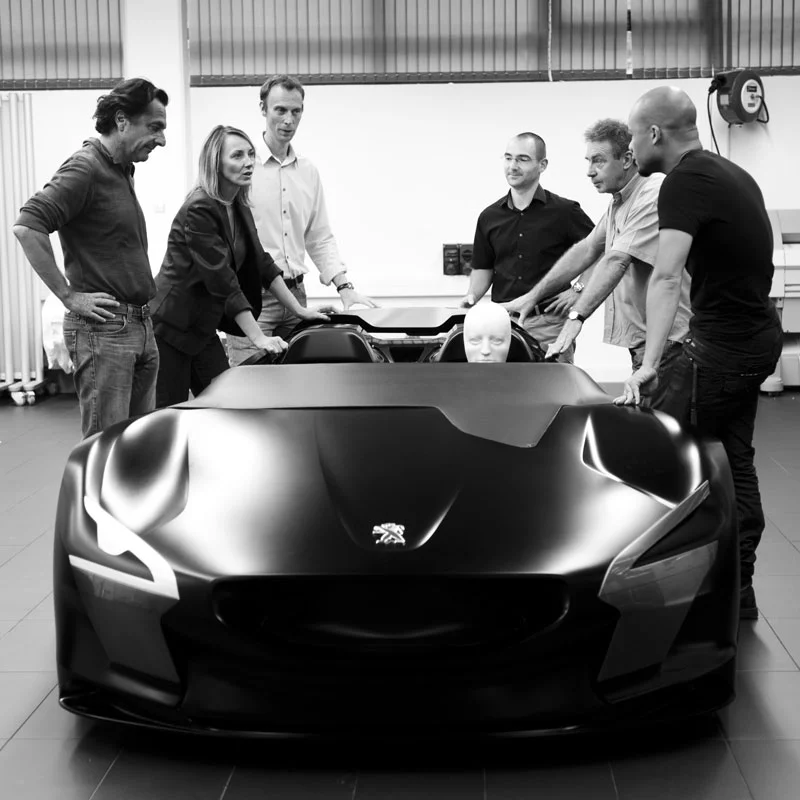 Development of the Peugeot EX1 concept