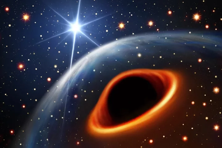 An artist's impression of the mysterious binary system