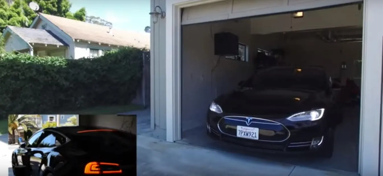 Amazon passes on the command to roll out of the garage to the Tesla