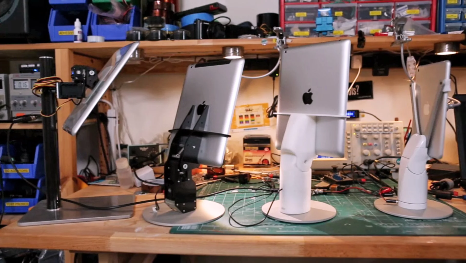 Prototypes of Revolve Robotics' KUBI