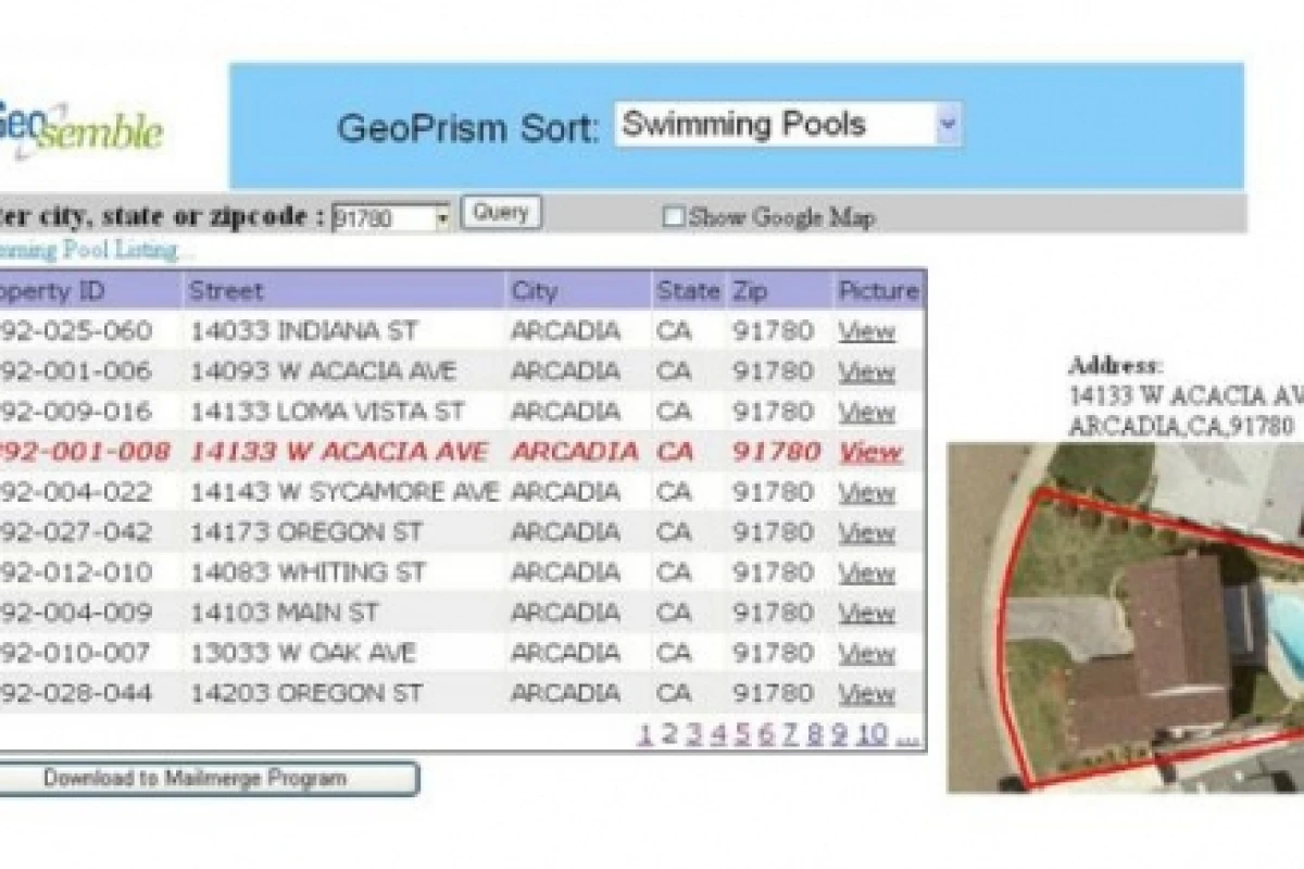 GeoPrism data