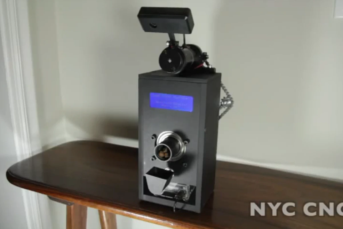 The Judd Treat Machine gives Judd the dog a treat whenever someone sends him an email