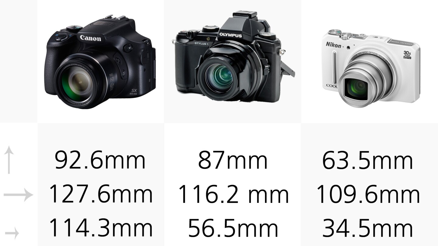 The Olympus Stylus 1 looks and feels more like a retro-styled mirrorless camera, while the Nikon S9700 is unapologetically a compact camera