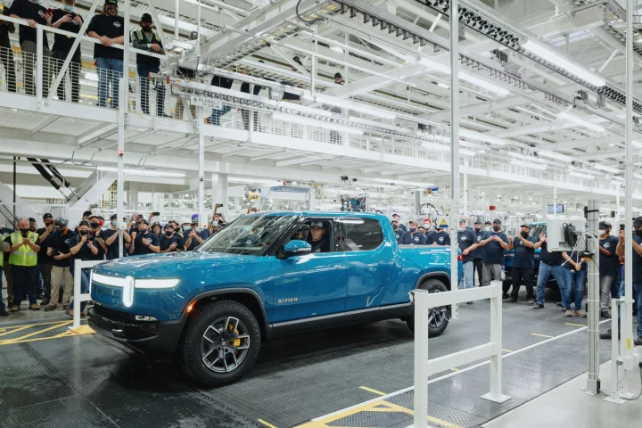 Rivian's sold-out R1T launch edition comes with a large 135-kWh battery pack