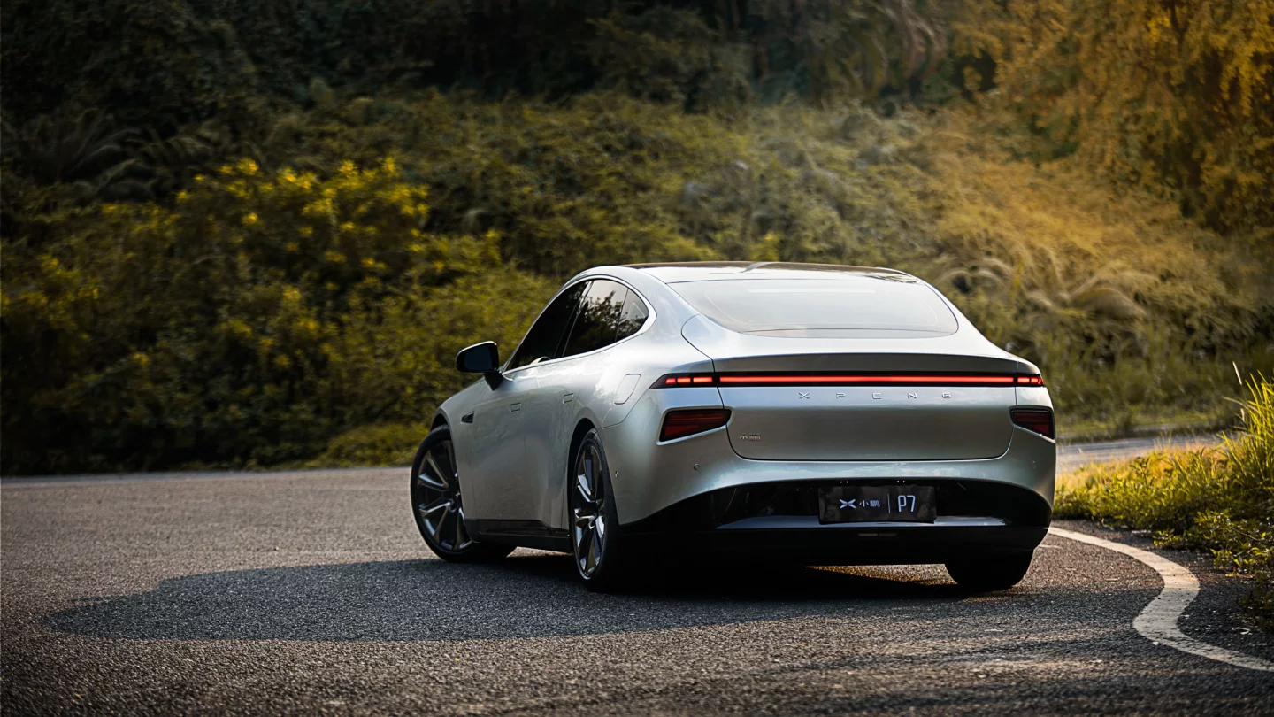 XPeng has done a great job with design; the P7 looks sleek and