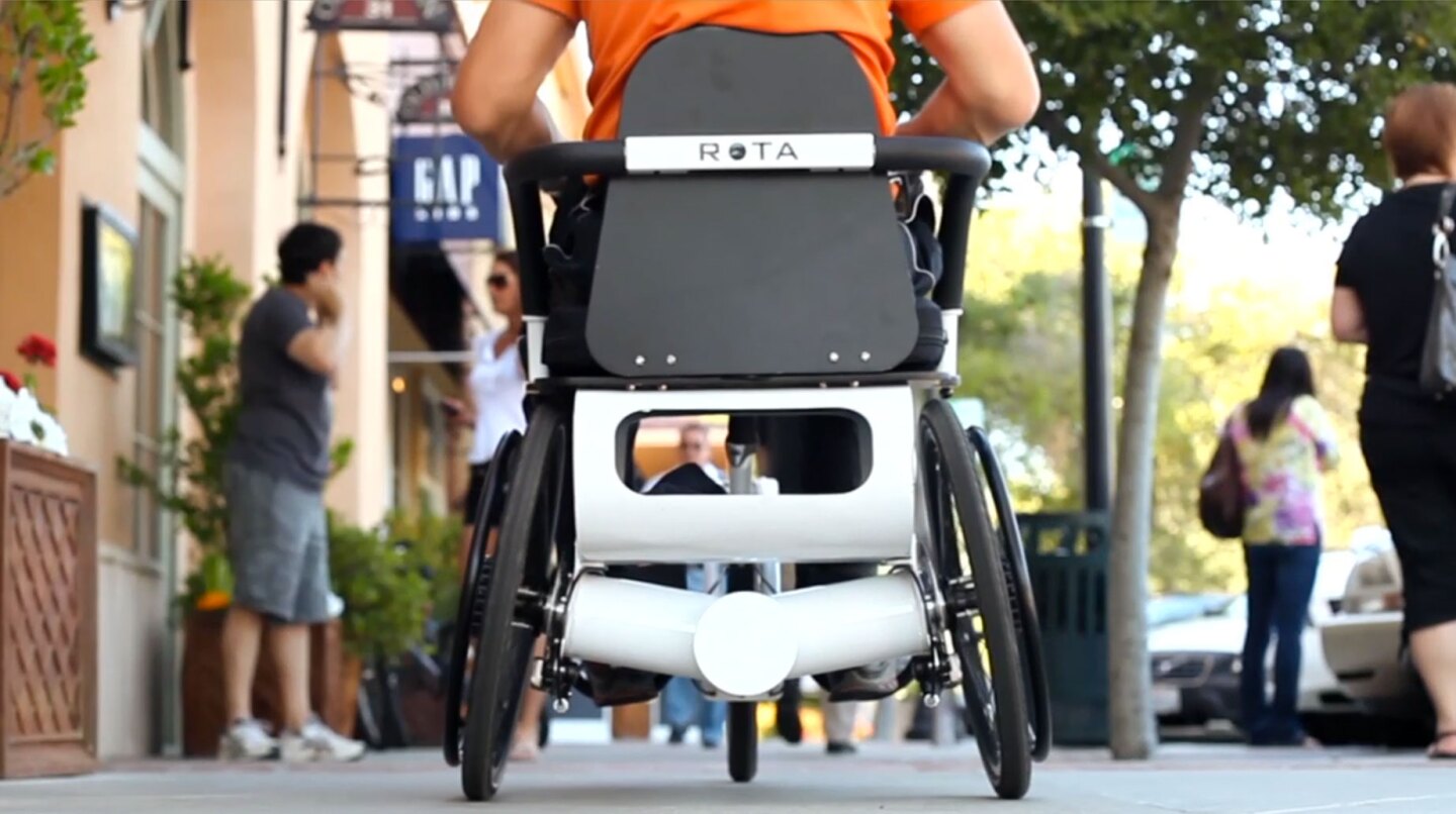 RoChair offers a unique form of wheelchair propulsion
