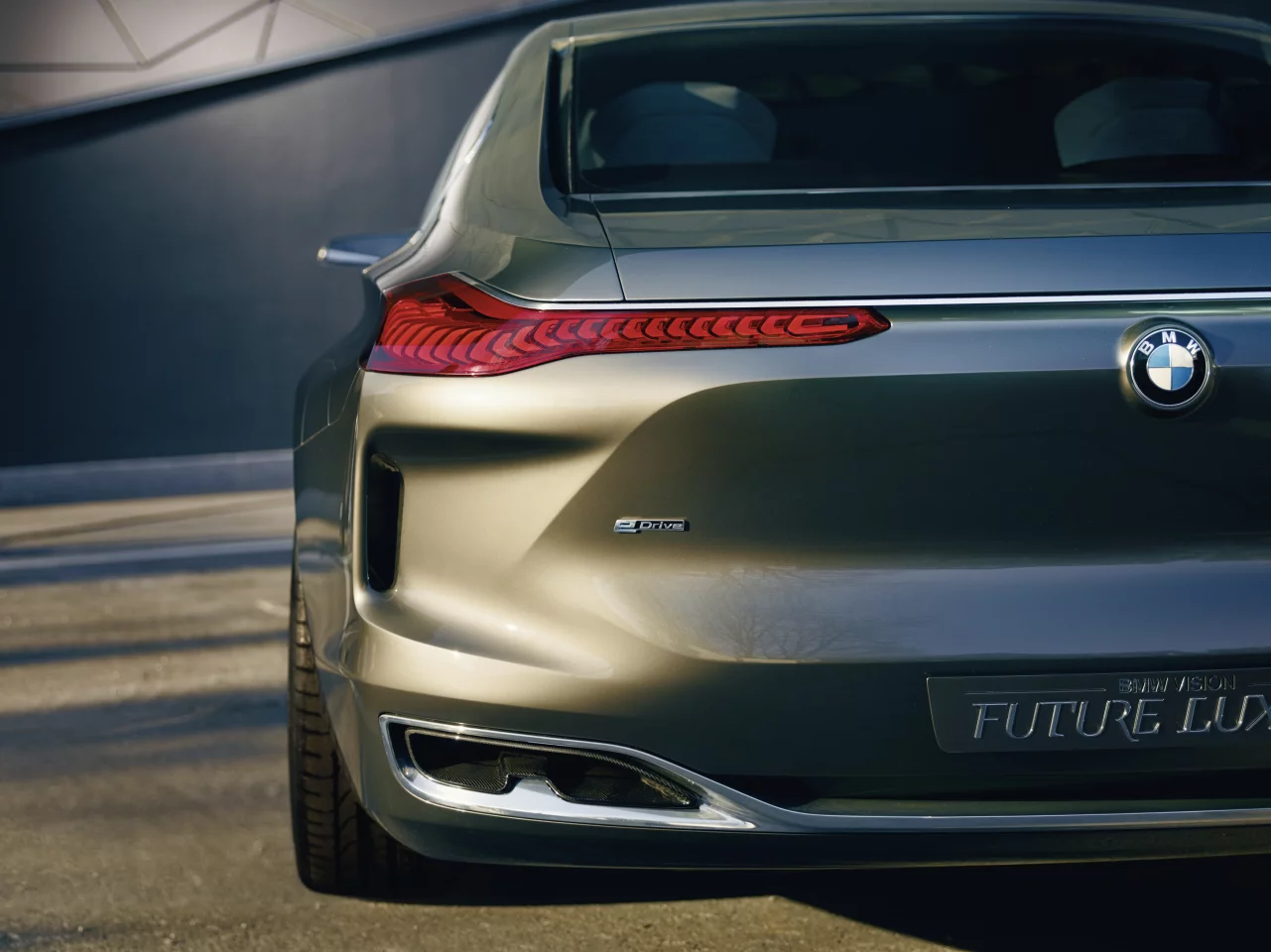 An eDrive badge gives a strong hint at a hybrid powertrain