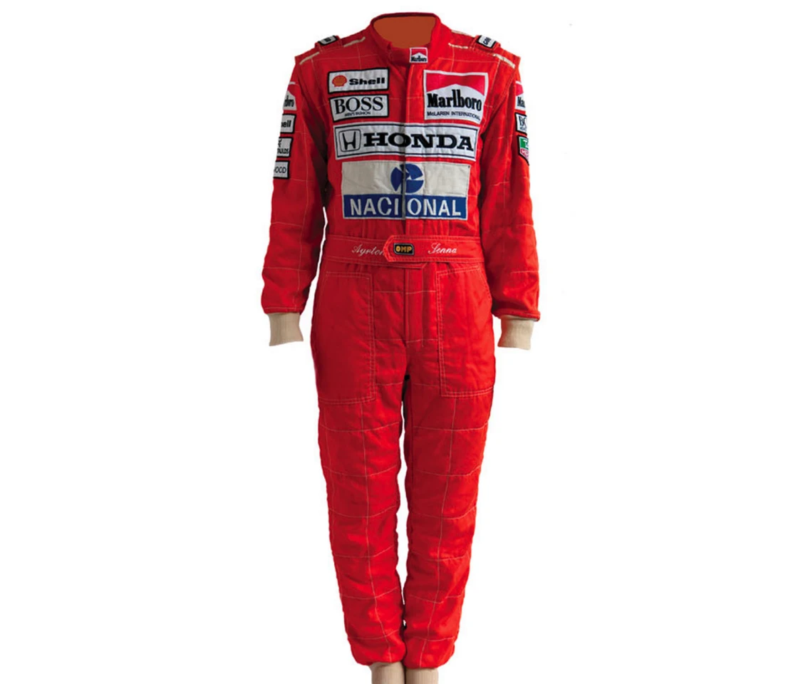 In May, 2014, a race suit worn by Senna throughout the 1991 Formula One season was sold at RM Auctions' Monaco sale for €55,575 (US$76,480). This was the season Senna won his third Drivers’ World Championship and McLaren-Honda won the Constructors’ Championship. It was sold with complete authentication supplied by Ron Dennis, who was the team principal of McLaren and who once had the suit in his personal collection.