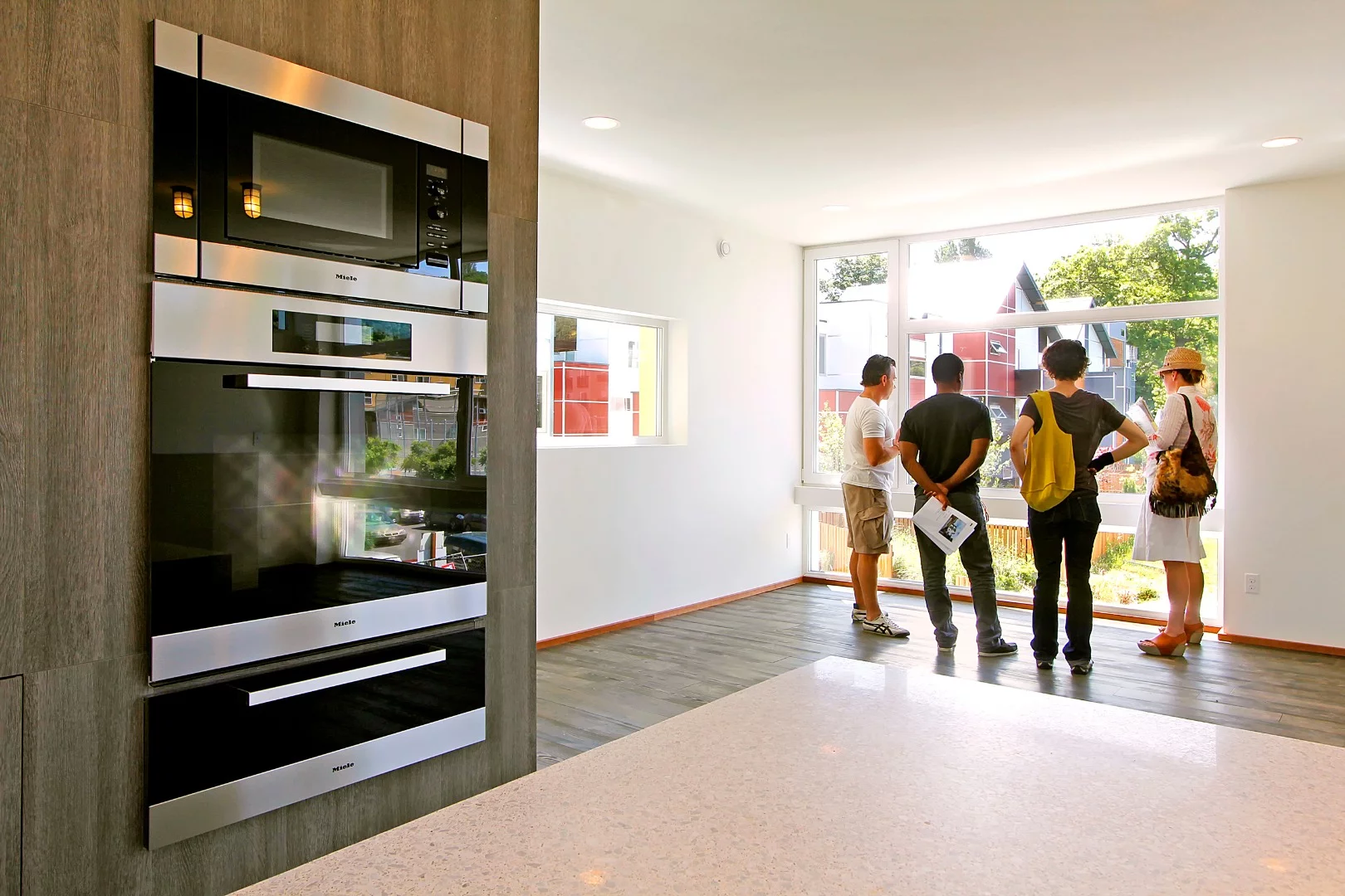 The Passive House kitchen at at 3153 South Oregon Street