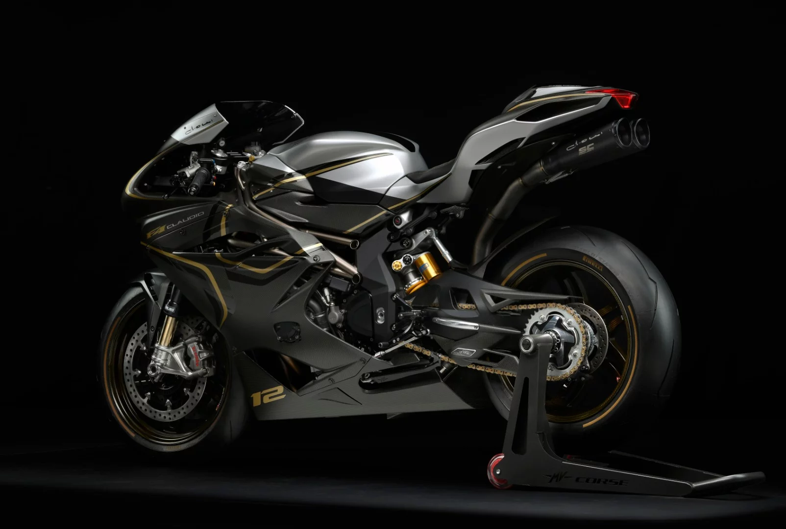 MV Agusta F4 Claudio: left rear three quarter