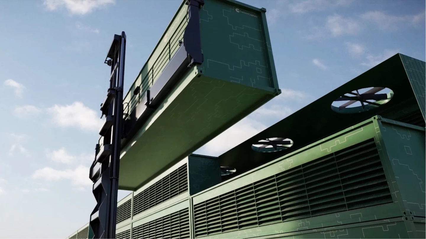 Project Bison will feature carbon capture modules that can be stacked into tiers