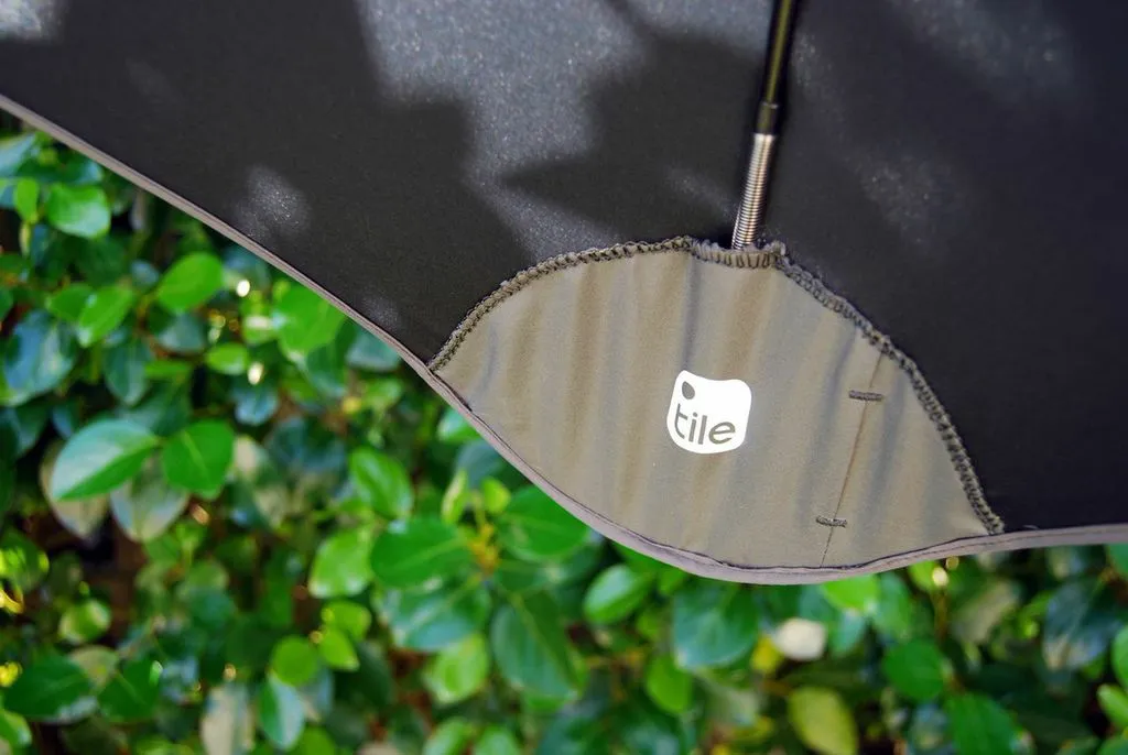 The unique design does away with the sharp metal points protruding from the canopy's edges, replacing them with blunt tips to make the umbrella less of a threat to nearby eyeballs