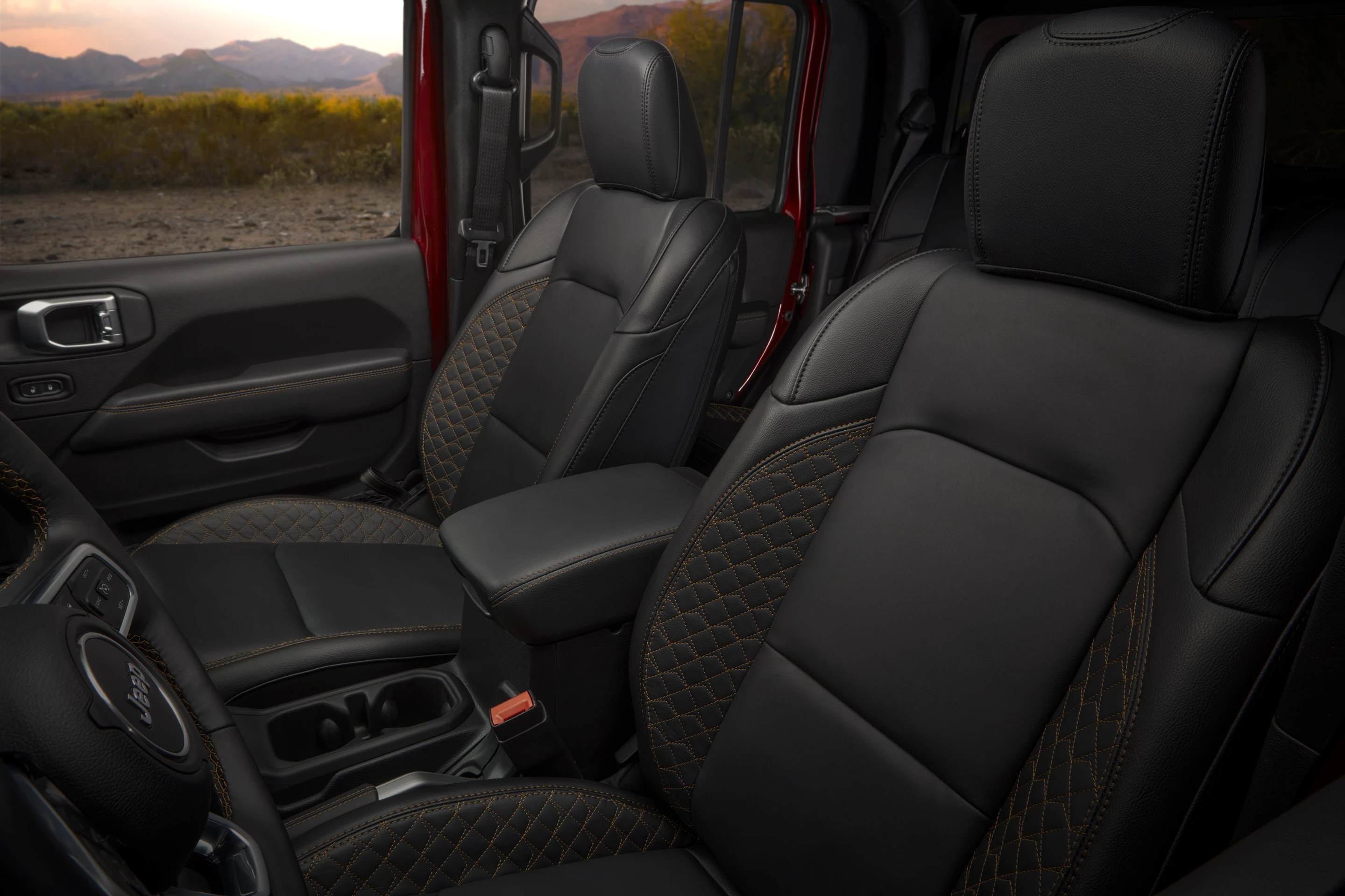 2020 Jeep Gladiator High Altitude features a full leather luxury interior