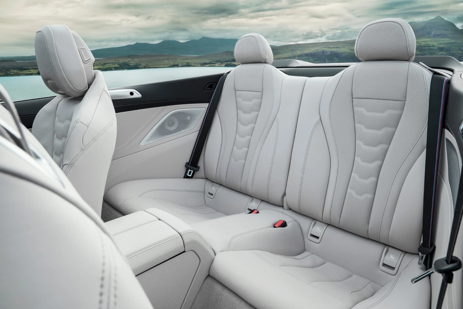 The 8 Series Convertible seats four