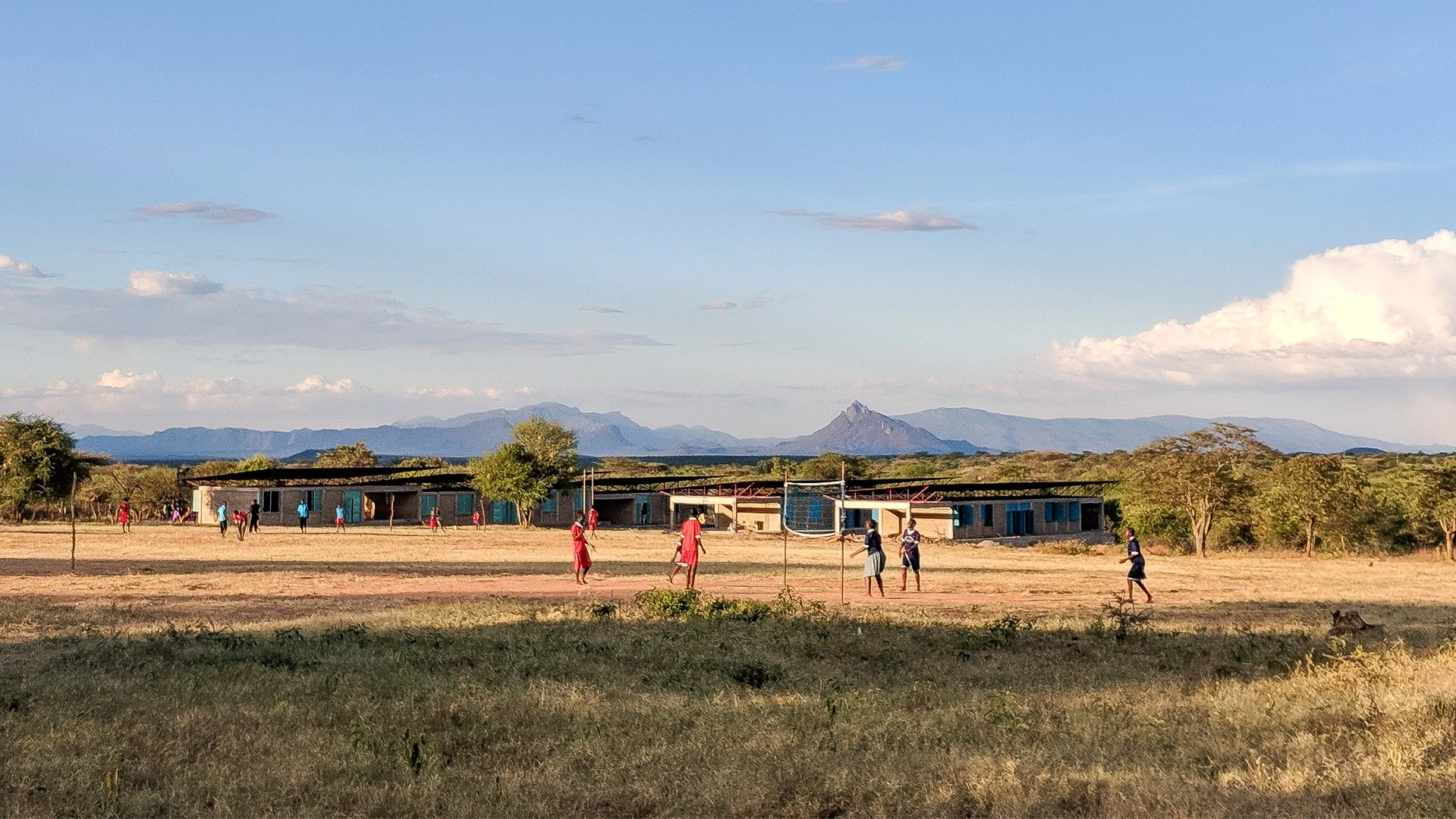 Asilong Christian High School's water is provided by an on-site well that is operated by a solar-powered pump