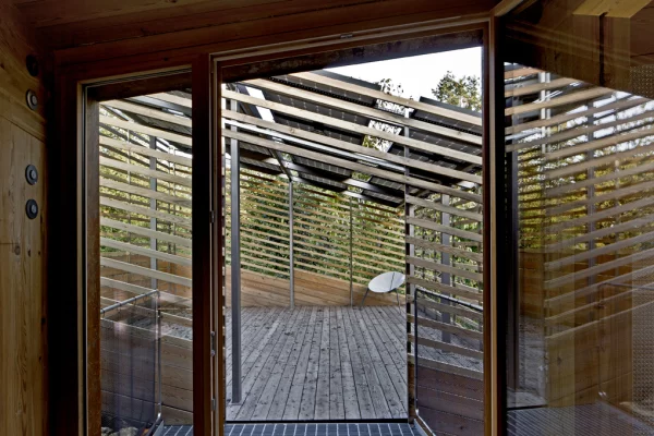 Chosen materials also blend into the surrounding landscape