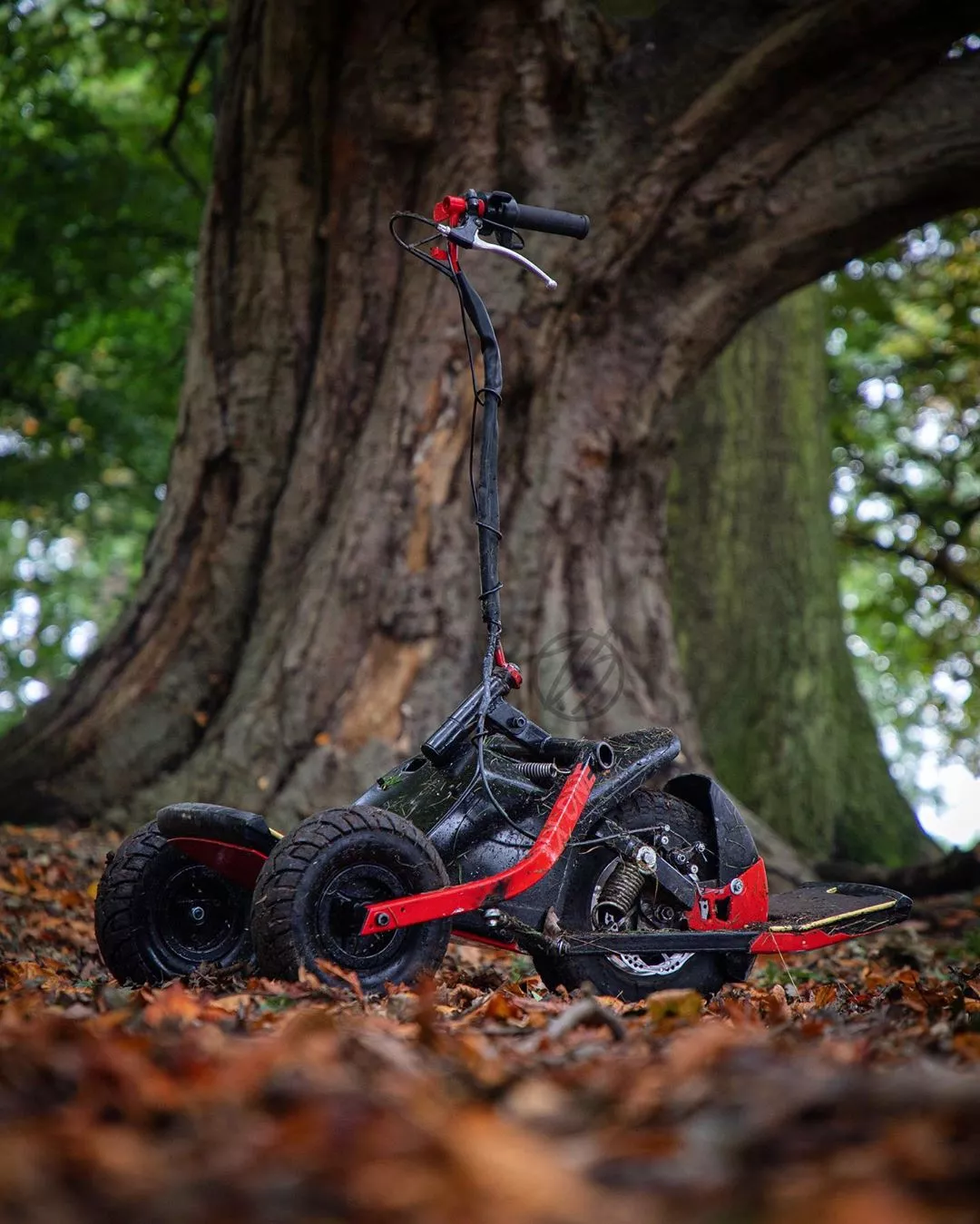 YX One is probably best described as a monowheel hoverboard with twin front outriggers