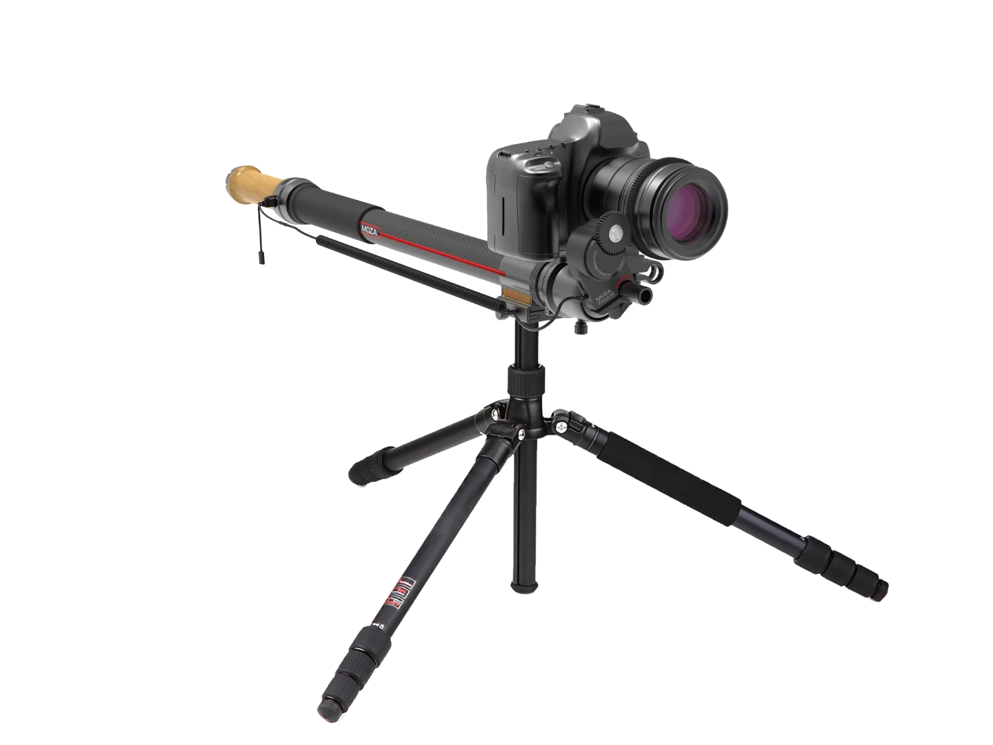 The final section extends by motor to act as a slider