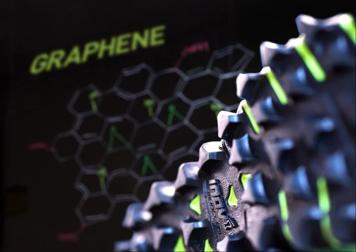 The grippy graphene-soled shoes by inov-8 will be available some time in 2018