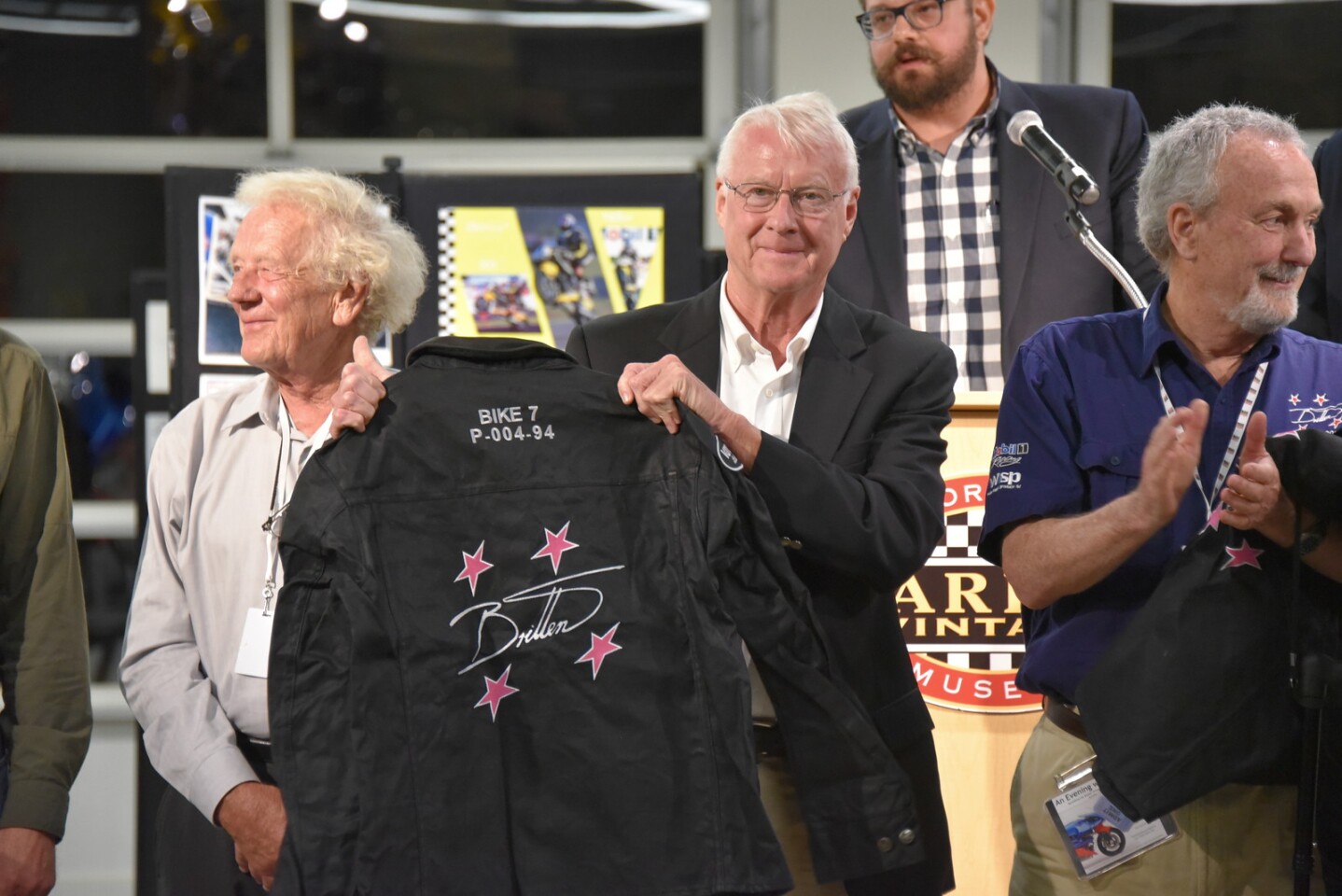 George Barber shows off his new Britten jacket