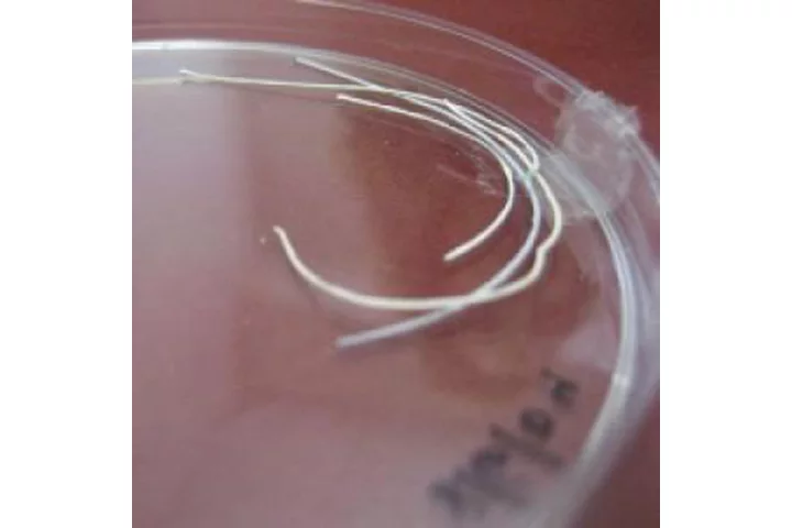 Composite drug-releasing fibers that can be used as dissolvable wound dressings