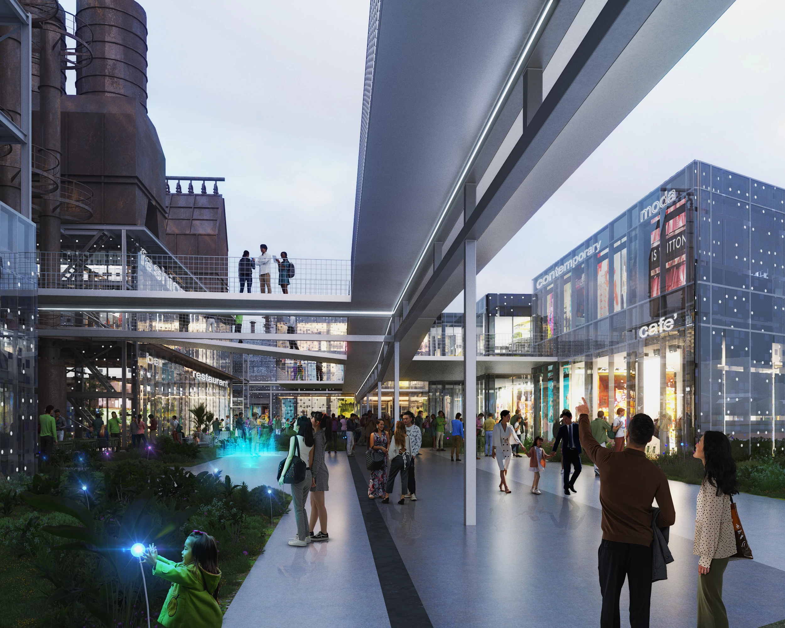 The Hangzhou Oil Refinery Factory Park will include retail space, offices, and art spaces