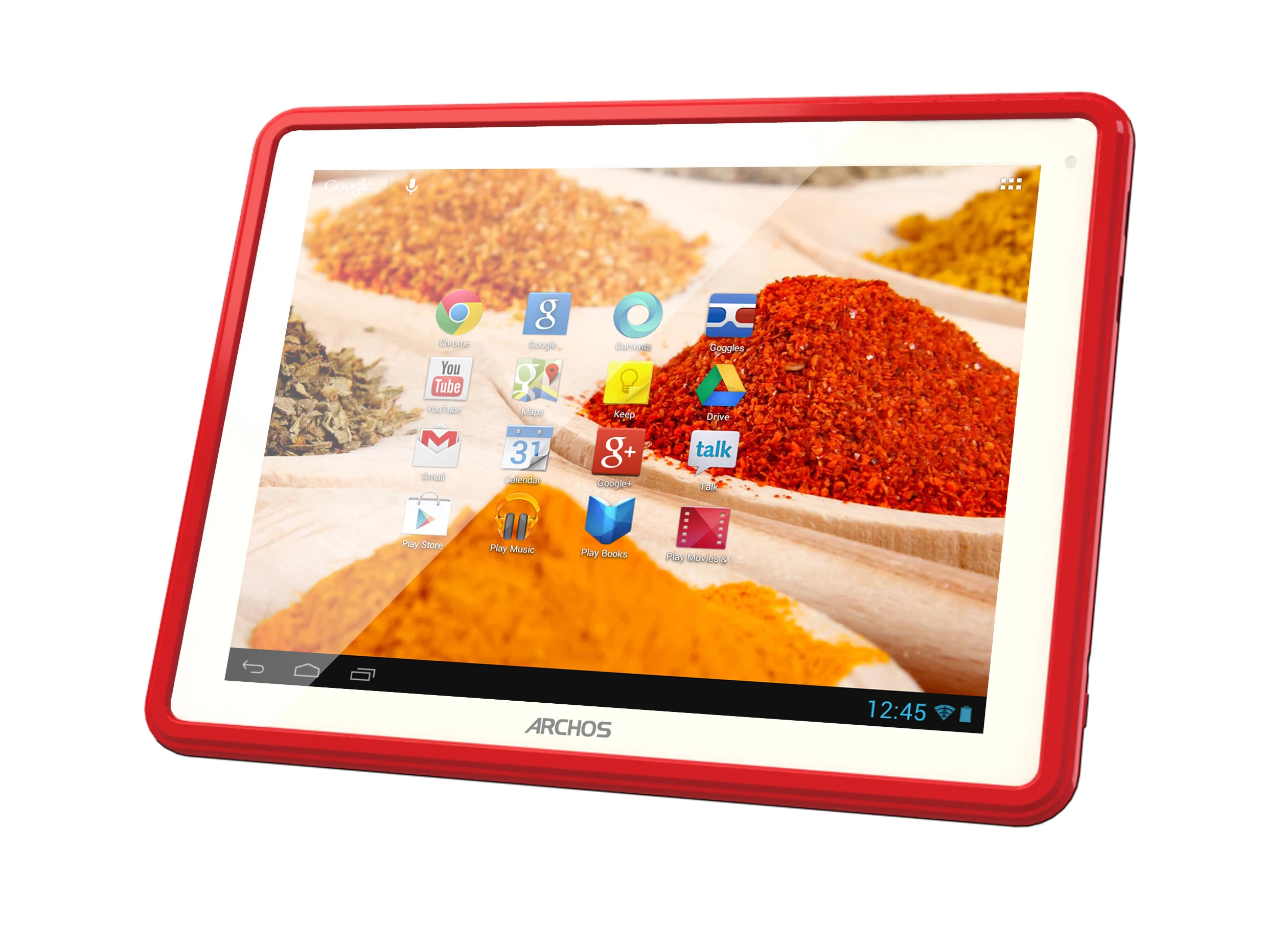 The ChefPad runs Android 4.1 on a 1.6 GHz dual-core processor along with a quad-core GPU and 1GB of RAM