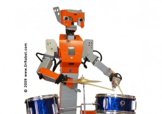 It plays drums: Hawk is the work of small Canadian robotics company established in 2001 by a group of scientists and engineers who had previously worked for various space agencies