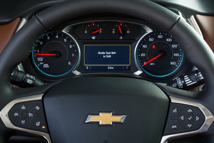 Announced today, the Buckle to Drive feature keeps the car at a standstill until the driver is all buckled up