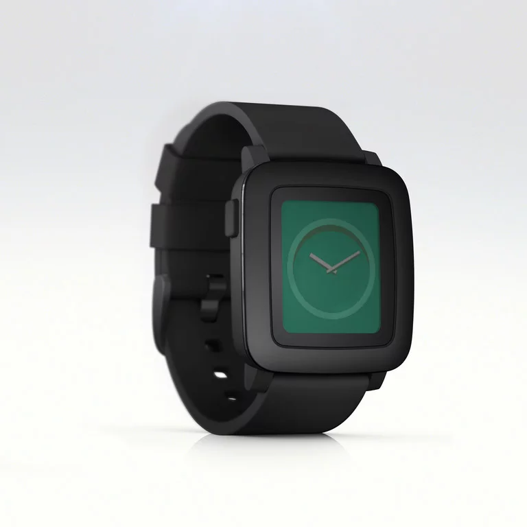 The black version of Pebble Time