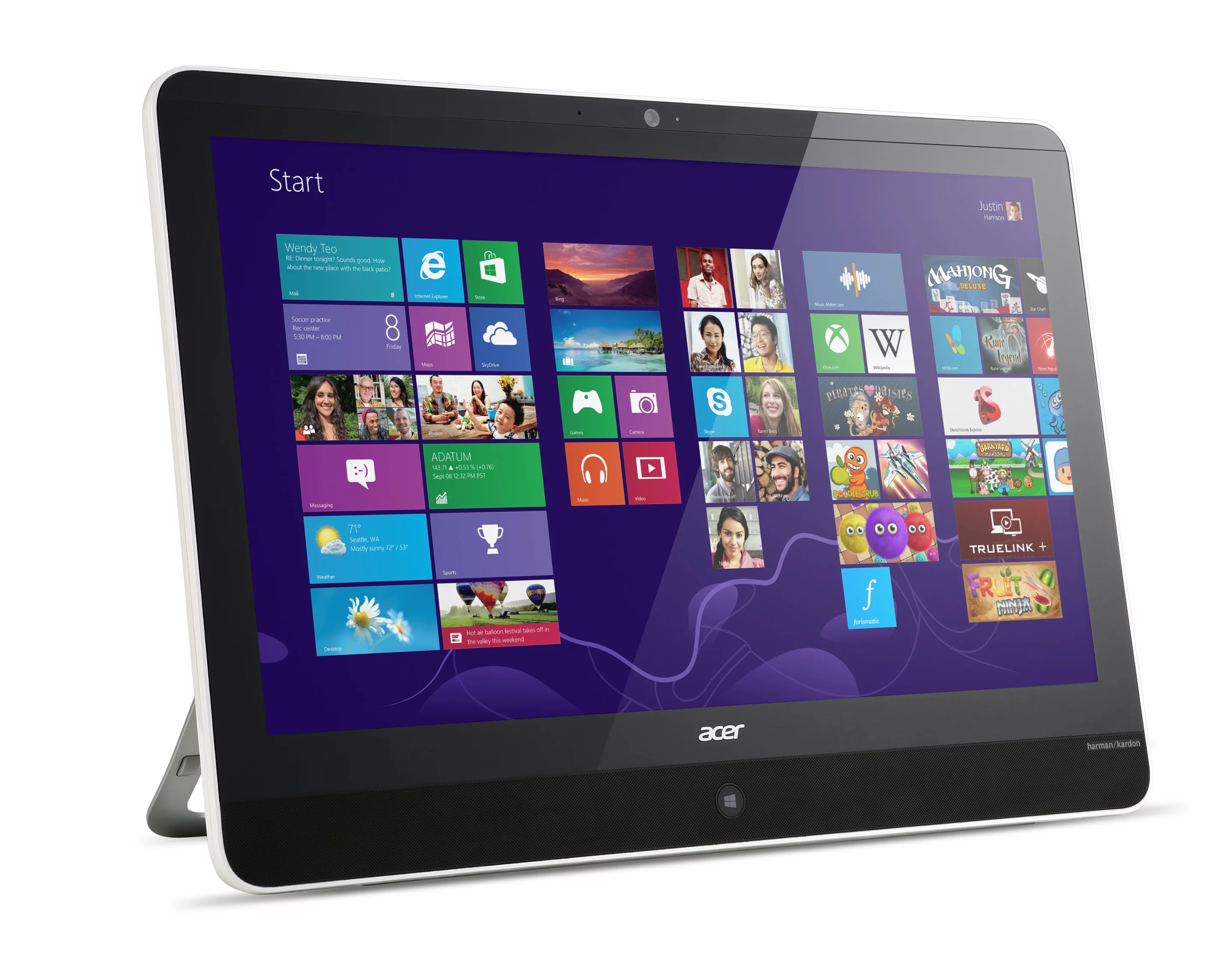The Acer Aspire Z3-600 portable All-in-One PC