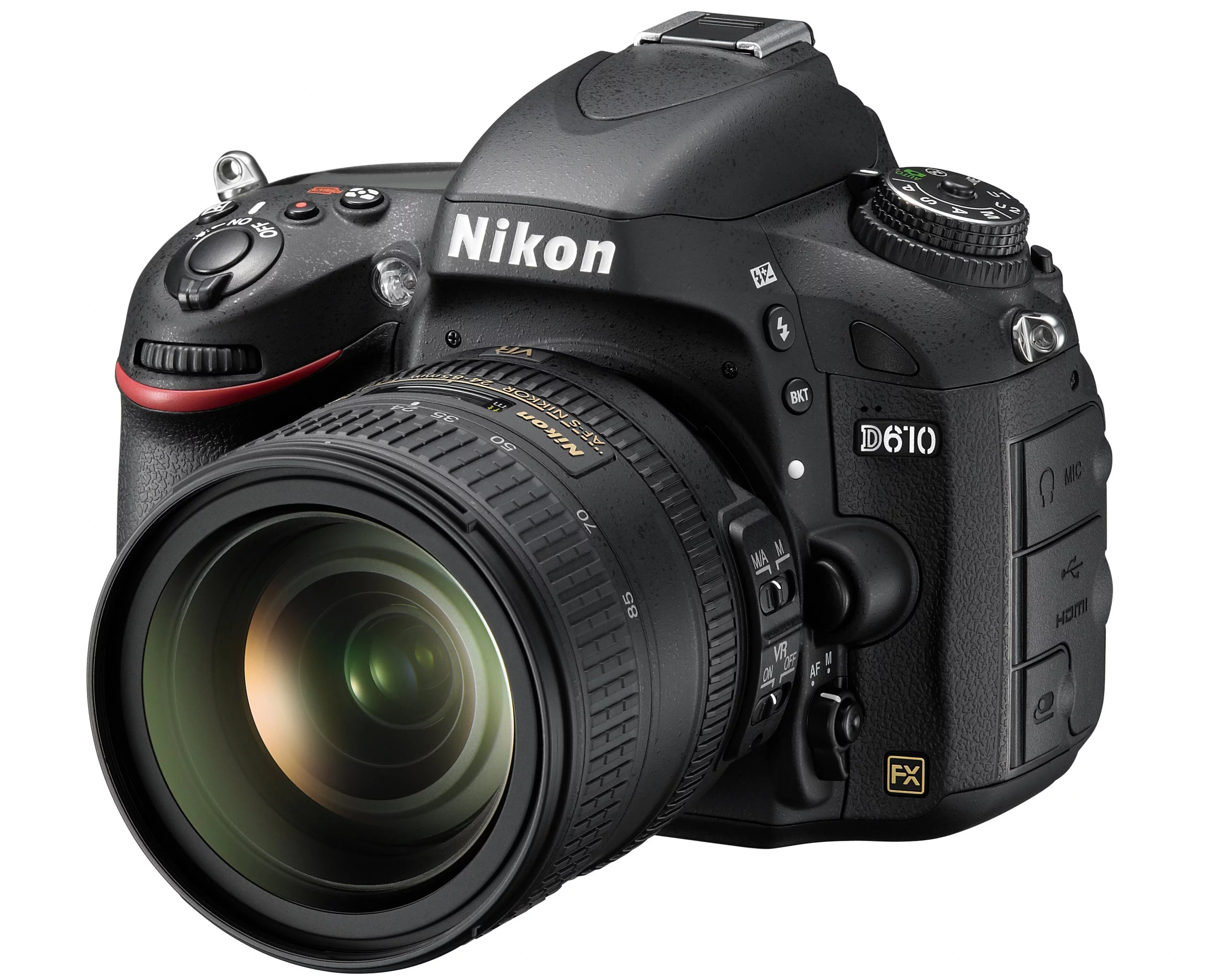 A quiet continuous shutter mode on the Nikon D610 allows for shooting at 3 frames per second in "near-silence"