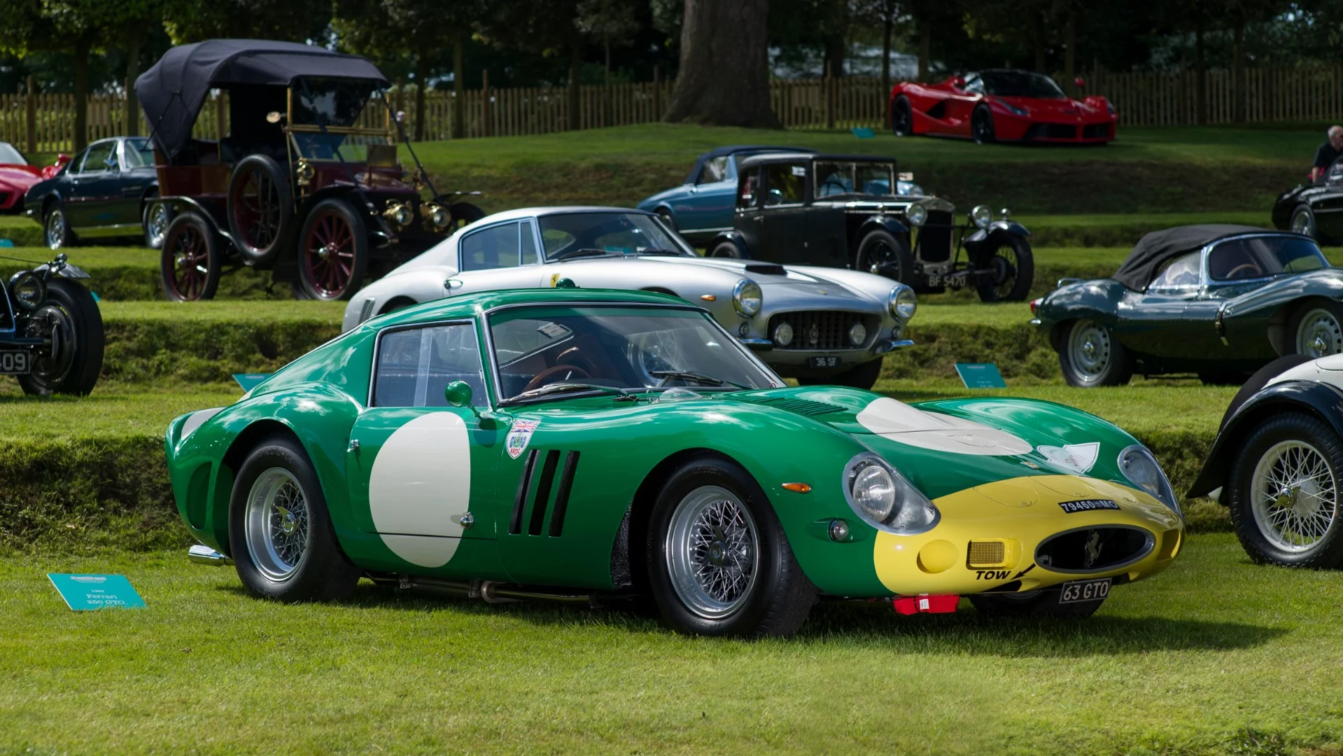 Lord Anthony Bamford owns two Ferrari 250 GTOs. That is his #3767GT above