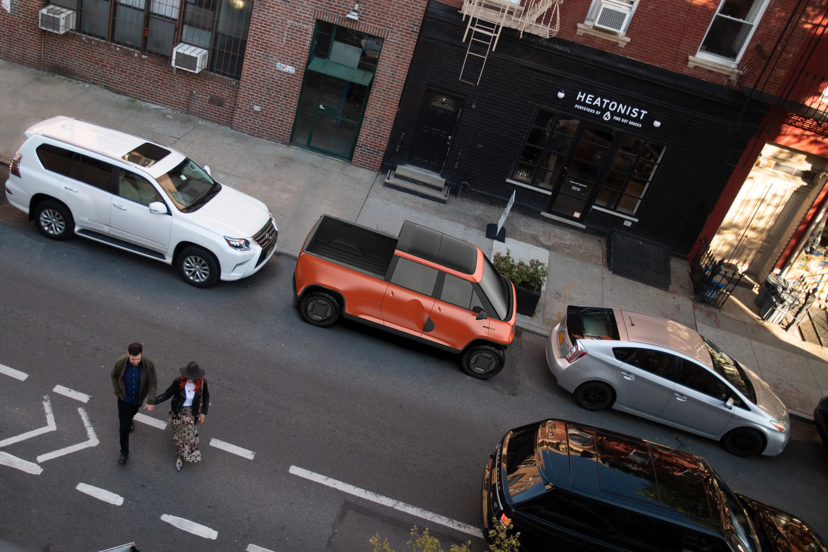 The Telo Truck's compact dimensions should help with inner-city parking and maneuverability