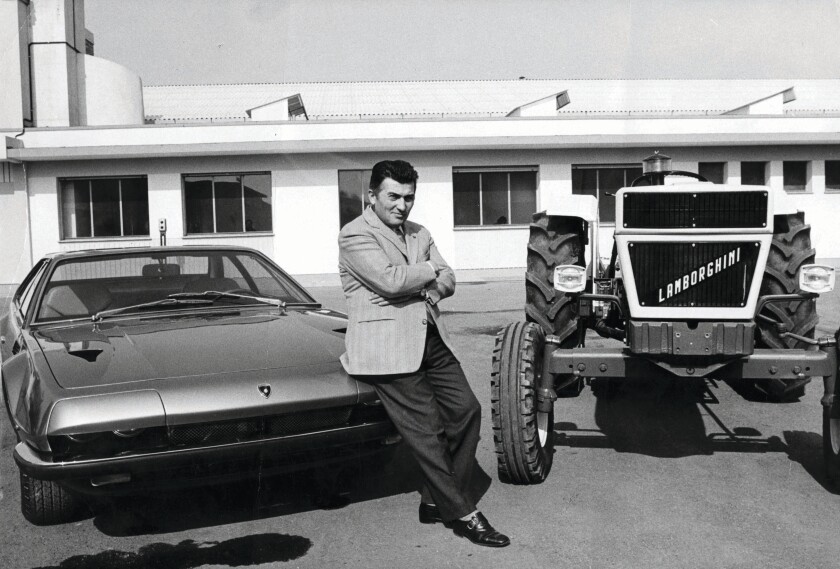 Ferruccio's success came from selling tractors in the fifties